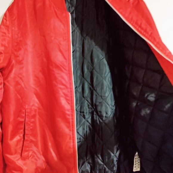 VINTAGE MENS JACKET COAT ~ CHICAGO BULLS SATIN BASKETBALL UNK ~ XLARGE - Picture 10 of 11